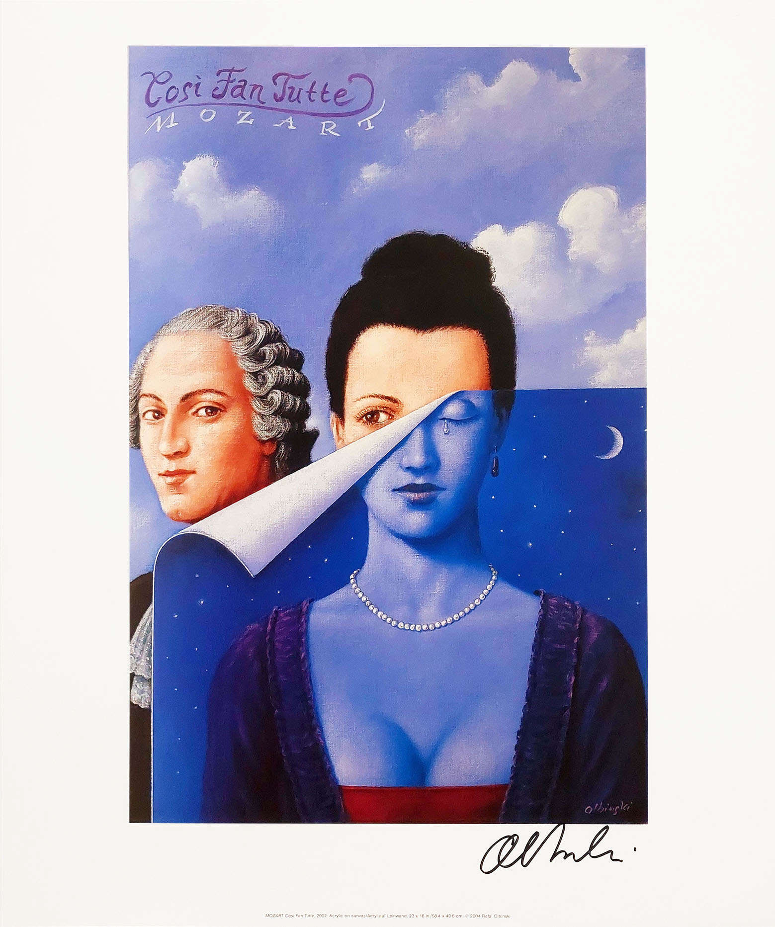 Cosi Fan Tutte (sygn. przez autora) &mdash; Rafał Olbiński